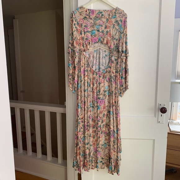 SOLD Spell Sayulita Frill Gown Size Small - Picture 3 of 7